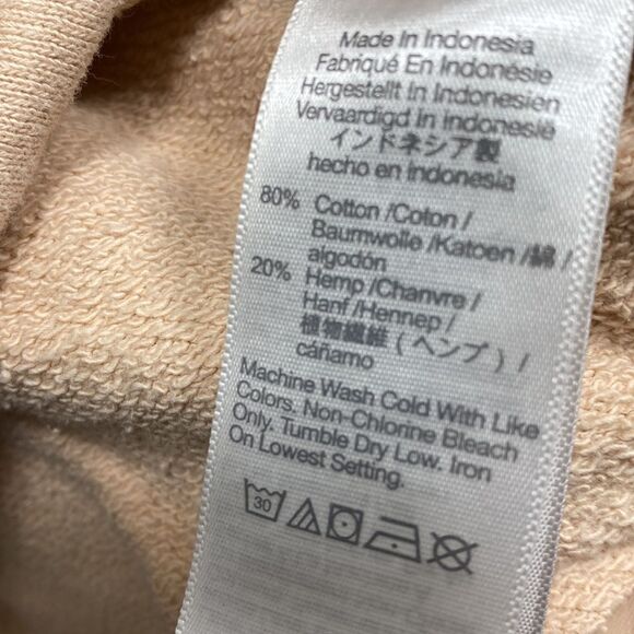 Madewell Cotton and Hemp Blend Collared Pullover XS - Picture 3 of 5